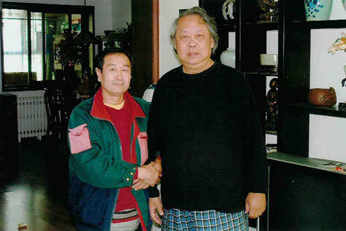 Встреча мастера Му Юйчуна и Сюй Футуна, Пекин 2004 г.