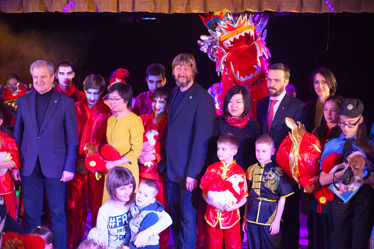 Китайский новый год 2017 для детей ДЦП в Доме с Ангелом, Одесса