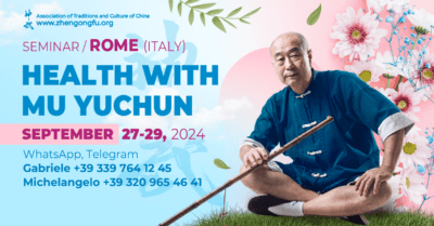 Rome, Italy, Seminar, Health, Wellbeing, Master Mu Yuchun, September, 2024.