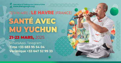 Le Havre, France, Sеminar, Health Master Mu Yuchun, March, 2025.